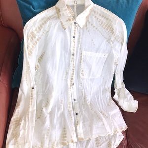 Women’s Michael kors Tide dye white women blouse